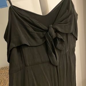 Francesca’s Cropped Black Romper